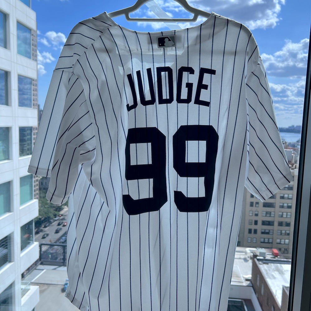Men's NY Yankees Aaron Judge Nike White